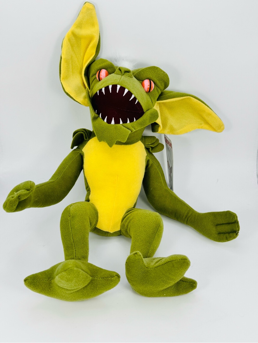 WB Gremlins GREEN STRIPE GREMLIN 12" Plush STUFFED ANIMAL TOY NEW W/Tag